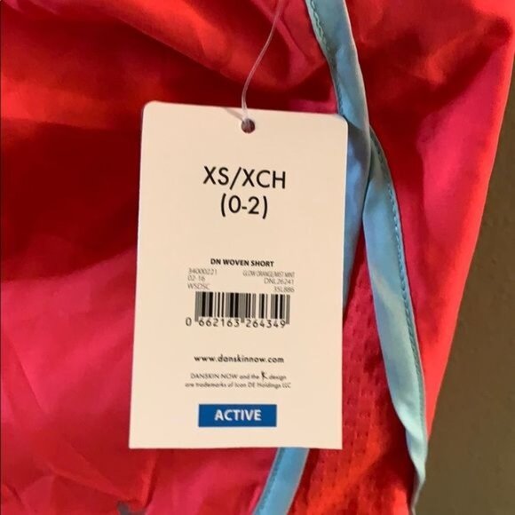 Danskin Now Performance Loose Fit Womens Shorts with Inner Liner, 2 Pack, XS(0-2 - Picture 3 of 4